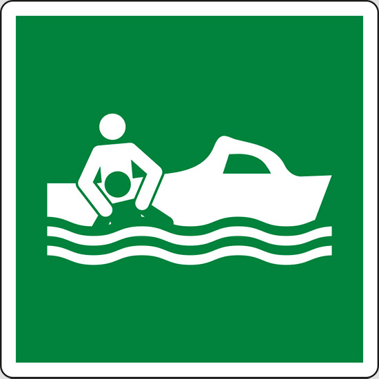 (imbarcazione di salvataggio – rescue boat)