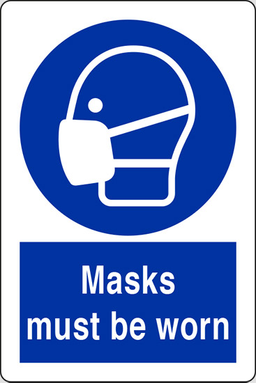 Masks must be worn