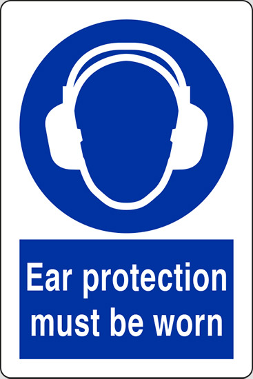 Ear protection must be worn