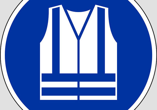 (wear high-visibility clothing)