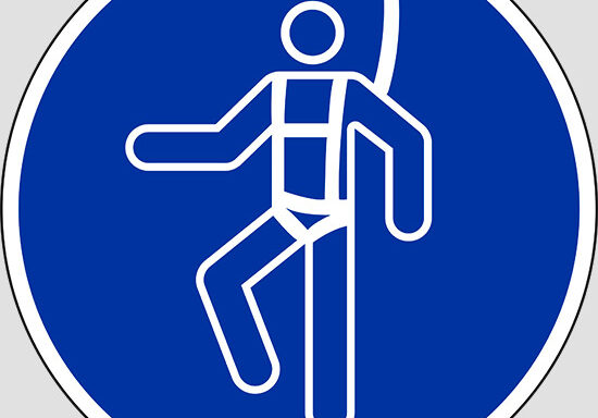 (wear a safety harness)