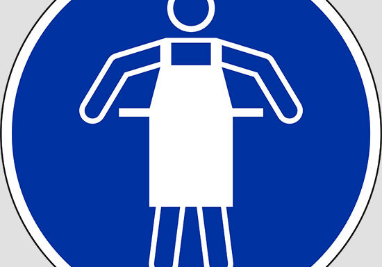 (use protective apron)
