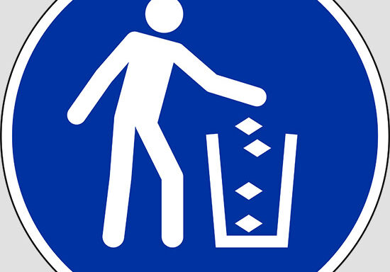 (use litter bin)