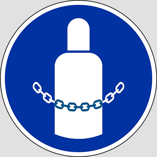 (secure gas cylinders)