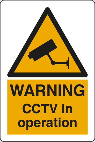 WARNING CCTV in operation