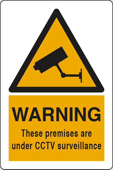 WARNING These premises are under CCTV surveillance