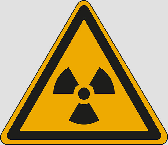 (warning: radioactive material or ionizing radiation)