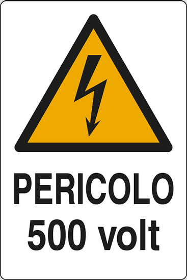 PERICOLO 500 volt