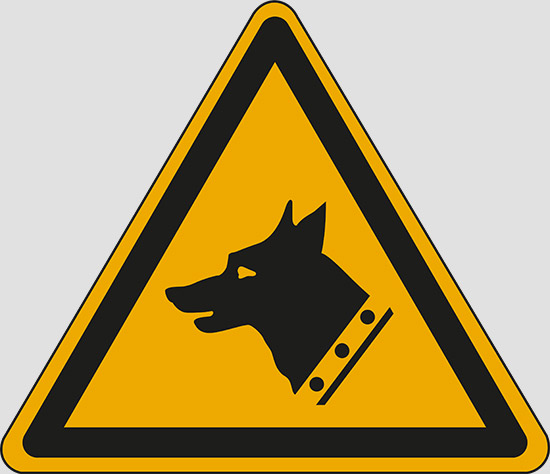 (warning: guard dog)