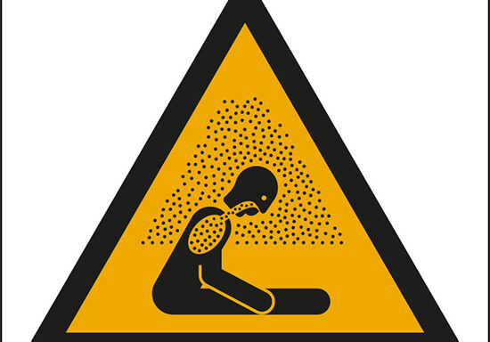 (Attenzione! Atmosfera asfissiante – Warning; Asphyxiating atmosphere)
