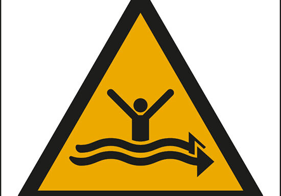 (attenzione; forti correnti – warning; strong currents)