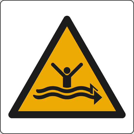 (attenzione; forti correnti – warning; strong currents)